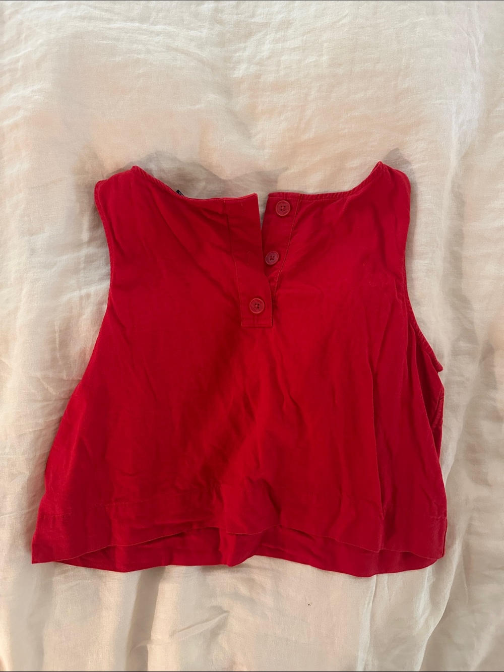 Gap Linen-Blend Shell Tank Top - Picture 2 of 2